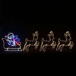 ΤΑΡΑΝΔΟΣ ΜΕ ΕΛΚΗΘΡ, 504LED ΣΧΕΔ. 21m ΜΟΝΟΚ ΦΩΤΟΣ, MULTICOLOR FLASH IP65, 63*57cm & 63*75cm 1.5m ΚΑΛ ACA – X085043218
