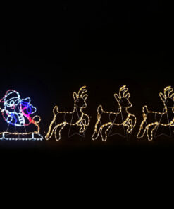 ΤΑΡΑΝΔΟΣ ΜΕ ΕΛΚΗΘΡ, 504LED ΣΧΕΔ. 21m ΜΟΝΟΚ ΦΩΤΟΣ, MULTICOLOR FLASH IP65, 63*57cm & 63*75cm 1.5m ΚΑΛ ACA – X085043218
