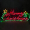 MERRY CHRISTMAS WITH TREE 576 LED 24m ΜΟΝΟΚ. ΦΩΤ ΠΟΛΥΧΡ. FLASH IP65 205*81cm 1,5m ΚΑΛ. ACA – X085763222