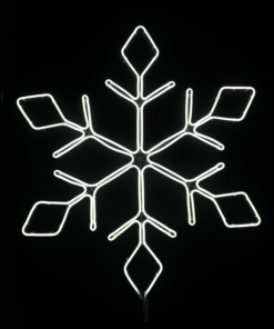“SNOWFLAKE” 600LED ΣΧΕΔΙΟ 6m ΦΩΤΟΣΩΛ ΝΕΟΝ ΘΕΡΜΟ ΛΕΥΚΟ IP44 66x57cm 1.5m ΚΑΛΩΔ ACA – X0860014111