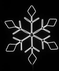 “SNOWFLAKE” 600LED ΣΧΕΔΙΟ 6m ΦΩΤΟΣΩΛ ΝΕΟΝ ΨΥΧΡΟ ΛΕΥΚΟ IP44 66×57.5cm 1.5m ΚΑΛΩΔ ACA – X0860024111