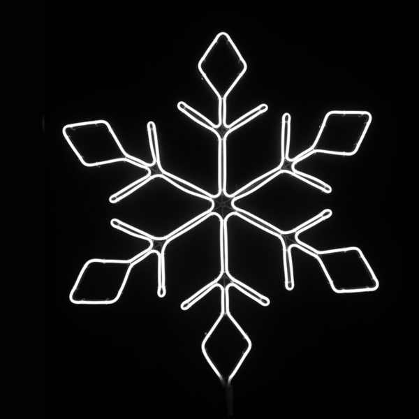 "SNOWFLAKE" 600LED ΣΧΕΔΙΟ 6m ΦΩΤΟΣΩΛ ΝΕΟΝ ΨΥΧΡΟ ΛΕΥΚΟ IP44 66x57.5cm 1.5m ΚΑΛΩΔ ACA - X0860024111