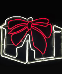 ΚΟΥΤΙ ΔΩΡΟΥ 700 DOUBLE NEON LED ΜΟΤΙΦ 8,5m ΛΕΥΚΟ & ΚΟΚΚΙΝΟ ΣΤΑΘΕΡΟ IP65 133*30cm 1.5m ΚΑΛ. ACA – X087002424