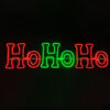 ΦΩΤΙΖΟΜΕΝΗ ΕΠΙΓΡΑΦΗ HOHOHO 750 DOUBLE NEON LED ΦΩΤ. 7,5m ΠΡΑΣΙΝΟ & ΚΟΚΚΙΝΟ FLASH IP65 133*30cm 1.5m ΚΑΛ. ACA – X08750356