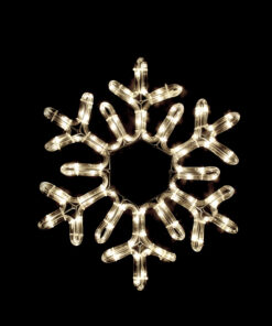 “SNOWFLAKE” 96 LED ΣΧΕΔΙΟ 4m ΜΟΝΟΚΑΝΑΛ ΦΩΤΟΣΩΛ ΘΕΡΜΟ ΛΕΥΚΟ IP65 38cm 1.5m ΚΑΛΩΔ ACA – X089612111N