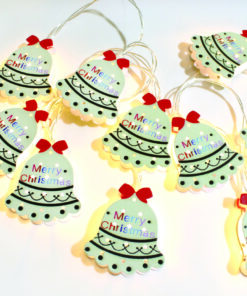 CHRISTMAS BELLS MOTIFS 10 LED ΘΕΡΜΑ ΛΑΜΠΑΚ ΣΕΙΡΑ ΜΠΑΤ 2ΧAA (ΔΕΝ ΣΥΜΠ) IP20 1,35m 30cm ΔΙΑΦ ΚΑΛ ACA – X09101119
