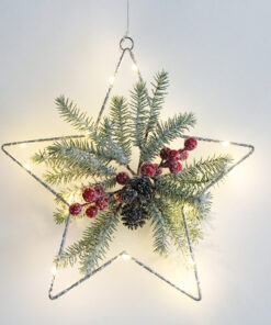 HANGING STAR 15 MINI LED WW ΛΑΜΠΑΚΙΑ ΜΠ/ΡΙΕΣ (3AA) IP20 30X30CM, 30CM ΔΙΑΦ. ΚΑΛΩΔΙΟ ACA – X09151104