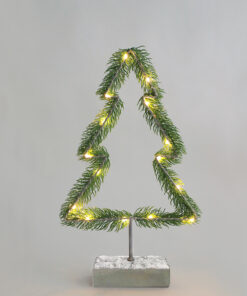 TREE TABLE LIGHTS 15 MINI LED WW ΛΑΜΠΑΚΙΑ ΜΠ/ΡΙΕΣ (2AA) IP20 H40CM ACA – X09151108
