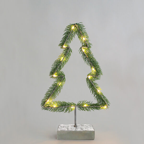 TREE TABLE LIGHTS 15 MINI LED WW ΛΑΜΠΑΚΙΑ ΜΠ/ΡΙΕΣ (2AA) IP20 H40CM ACA - X09151108