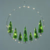WREATH TREES ΔΙΑΚΟΣΜ ΚΡΕΜΑΣΤΟ 50 LED ΛΑΜΠ ΘΕΡΜΑ ΜΠΑΤ 3ΧΑΑ (ΔΕΝ ΣΥΜΠ) IP20  ΔΙΑΜ:40cm 30cm ΚΑΛ ACA – X09501113