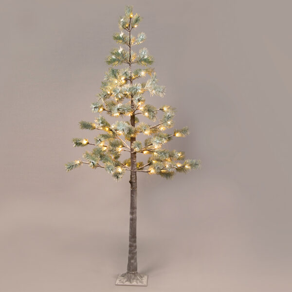 SNOW PINE TREE 128 WW LED ΛΑΜΠΑΚ.ΑΝΤΑΠΤ.(24VDC) IP44 26X26X240CM 3M KΑΦΕ ΚΑΛ. ΤΡΟΦ. ACA - X10128144