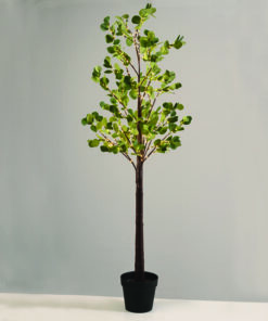 EUCALYPTUS LEAF TREE 240 WW LED ΛΑΜΠ. ΑΝΤΑΠΤ:4,5V IP44 ΥΨΟΣ 180cm ΓΛΑΣΤΡΑ 5m ΚΑΛ  ACA – X102401449