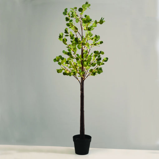 EUCALYPTUS LEAF TREE 240 WW LED ΛΑΜΠ. ΑΝΤΑΠΤ:4,5V IP44 ΥΨΟΣ 180cm ΓΛΑΣΤΡΑ 5m ΚΑΛ ACA – X102401449