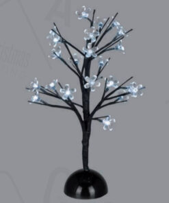 TABLE TREE 25 LED ΣΧΕΔΙΟ ΛΑΜΠΑΚIA ΜΕ ΜΠΑΤΑΡΙΑ 3xAA ΨΥΧΡΟ ΛΕΥΚΟ IP20 10x10x45cm ACA – X1025211