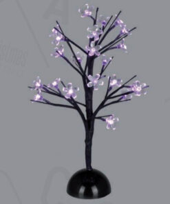 TABLE TREE 25 LED ΣΧΕΔΙΟ ΛΑΜΠΑΚIA ΜΕ ΜΠΑΤΑΡΙΑ 3xAA ΜΩΒ IP20 10x10x45cm ACA – X1025811