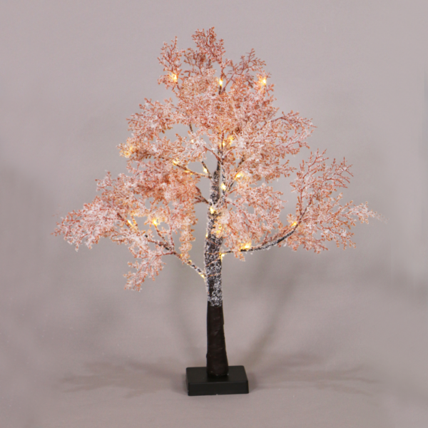 “SNOW FLOWER TREE” 29 WW LED ΛΑΜΠΑΚ. IP20 3xAA ΥΨΟΣ 60CM ΒΑΣΗ 10x10CM ACA - X1029115