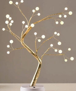 TREE WITH BALL LIGHTS” 36 LED ΛΑΜΠΑΚIA ΜΠΑΤΑΡ(3xAA)/USB ΘΕΡΜΟ ΛΕΥΚΟ IP20 50cm ACA – X1036152