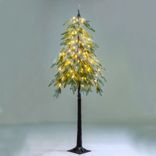 ΧΙΟΝΙΣΜΕΝΟ ΧΡΙΣΤΟΥΓΙΕΝΝΙΑΤΙΚΟ GREEN PINE TREE 56 WW LED ΛΑΜΠ. ΑΝΤΑΠΤ:4,5V IP44 ΥΨΟΣ 120cm ΒΑΣΗ:17x17cm 5m ΚΑΛ ACA – X10561446