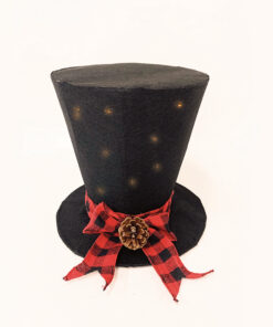 BLACK FABRIC HAT, 20 WW LED ΛΑΜΠΑΚ. ΜΠΑΤ 3ΑΑ IP20 Φ26Χ25CM ACA – X11201111