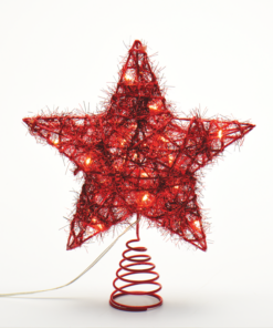 “RED CONVEX STAR” 20 MINI WW LED ΛΑΜΠ. ΜΠΑΤ. 3ΧΑΑ,IP20 23x5x20cm ACA – X11201123