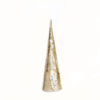 CHAMPAGNE GOLD & WHITE SEQUIN CONE TREE 20 WW LED ΛΑΜΠ. ΜΠΑΤ. 3ΧΑΑ,IP20 Φ18.5Χ50CM ACA – X1120118