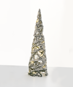 “GREEN PINE NEEDLE CONE TREE” 30 MINI WW LED ΛΑΜΠ. ΜΠΑΤ. 3ΧΑΑ,IP20 Φ15X60cm ACA – X113011312