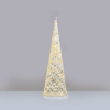 “WHITE COTTON THREAD CONE TREE” 50 MINI WW LED ΛΑΜΠ. ΜΠΑΤ. 3ΧΑΑ,IP20 Φ27.5X90CM ACA – X11501119