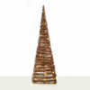 “NATURAL RATTAN CONE TREE” 50 MINI WW LED ΛΑΜΠ. ΜΠΑΤ. 3ΧΑΑ,IP20 Φ27X90CM ACA – X11501120