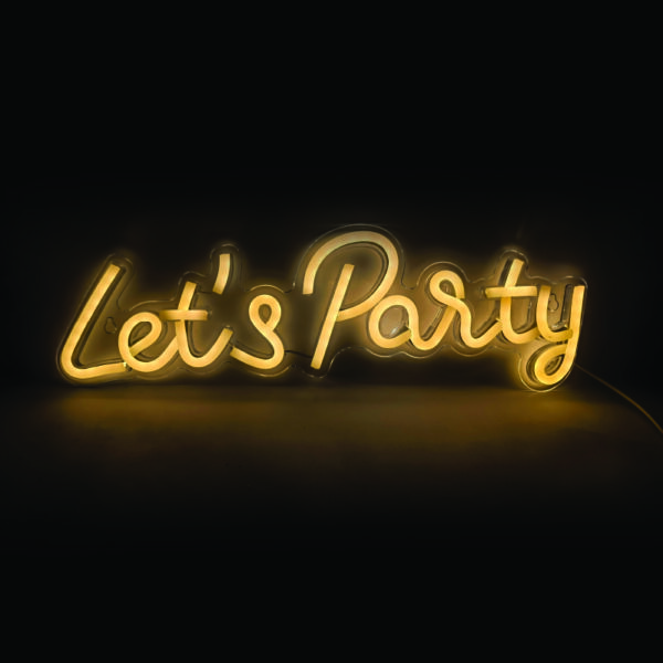 LET'S PARTY 125 NEON LED ΛΑΜΠ USB ΚΑΛ 2m ΘΕΡΜΟ IP20 41*1,6 *13,5cm 2m ΚΑΛ ACA - X131251716