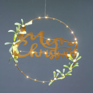 CIRCLE MERRY CHRISTMAS ΚΡΕΜΑΣΤ ΔΙΑΚΟΣΜΗΤΙΚ 40LED ΛΑΜΠ ΘΕΡΜ ΣΤΑΘ ΜΠΑΤ 2ΧΑΑ(ΔΕΝ ΣΥΜΠ) IP20 ΔΙΑΜ:40cm ACA – X13401125