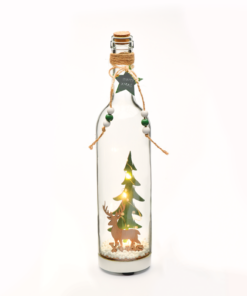 “XMAS ΔΙΑΚ/ΤΟ ΓΥΑΛΙΝΟ ΜΠΟΥΚΑΛΙ” 5 WW LED ΛΑΜΠ ΑΣΗΜΙ ΚΑΛ ΧΑΛΚΟΥ ΜΠΑΤ (3XLR44) IP20 Φ7X30cm ACA – X1351110