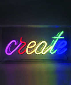 CREATE 90 NEON LED ΛΑΜΠ USB ΚΑΛ 2m ΠΟΛΥΧΡΩΜΑ IP20 30*4,6*15cm ACA – X13903719