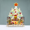 WOODEN XMAS TREE WITH FIREPLACE 16 LED ΘΕΡΜΑ  ΔΙΑΚΟΣΜΗΤΙΚΟ ΜΠΑΤ 2ΧΑΑ IP20 21.5x6x40cm ACA – X15161105