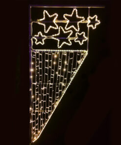 6 STARS WATERFALL 464LED ΕΠΙΣΤΗΛ ΣΧΕΔ. 8m ΜΟΝΟΚ 9,6m ΛΑΜΠ ΣΕΙΡΑ ΘΕΡΜΟ ΣΤΑΘ IP65 180×90 cm 1,5m ΚΑΛ. ACA – X174641113