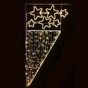 6 STARS WATERFALL 464LED ΕΠΙΣΤΗΛ ΣΧΕΔ. 8m ΜΟΝΟΚ 9,6m ΛΑΜΠ ΣΕΙΡΑ ΘΕΡΜΟ ΣΤΑΘ IP65 180×90 cm 1,5m ΚΑΛ. ACA – X174641113