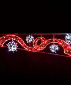 RIBBON BALLS ΑΡΙΣΤΕΡΟ 512LED ΣΧΕΔ 6m ΜΟΝΟΚ 16m ΛΑΜΠ ΣΕΙΡ KOKK&ΨΥΧΡ ΛΕΥΚ ΣΤΑΘ IP65 200×60 cm 1,5m ΚΑΛ ACA – X1751224116L