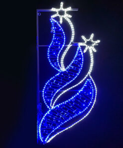 2 BETHLEHEM STARS ΑΡΙΣΤΕΡΟ 628LED-15m ΜΟΝΟΚ ΦΩΤ 9,6m ΛΑΜΠ ΣΕΙΡ ΜΠΛΕ&ΨΥΧΡ ΣΤΑΘ IP65 180x80cm 1,5m ΚΑΛ ACA – X1762826117L