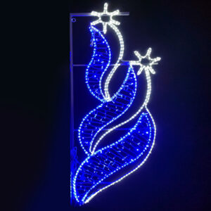 2 BETHLEHEM STARS ΑΡΙΣΤΕΡΟ 628LED-15m ΜΟΝΟΚ ΦΩΤ 9,6m ΛΑΜΠ ΣΕΙΡ ΜΠΛΕ&ΨΥΧΡ ΣΤΑΘ IP65 180x80cm 1,5m ΚΑΛ ACA – X1762826117L