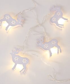 METAL STRING LIGHTS ΤΑΡΑΝΔΟΣ 10 LED ΛΑΜΠΑΚ ΣΕΙΡΑ ΜΠΑΤΑΡ(2xΑΑ) ΘΕΡΜΟ ΛΕΥΚΟ IP20 135+30cm ΔΙΑΦΑΝ ΚΑΛ ACA – XB10WW2A