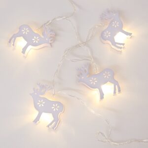 METAL STRING LIGHTS ΤΑΡΑΝΔΟΣ 10 LED ΛΑΜΠΑΚ ΣΕΙΡΑ ΜΠΑΤΑΡ(2xΑΑ) ΘΕΡΜΟ ΛΕΥΚΟ IP20 135+30cm ΔΙΑΦΑΝ ΚΑΛ ACA – XB10WW2A