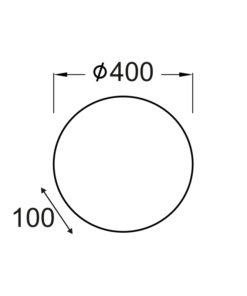 ΠΛΑΦΟΝΙΕΡΑ ΦΩΤΙΣΤΙΚΟ Φ30 ΛΕΥΚΟ ΓΥΑΛΙ ALBATRE ACA – XD01300W