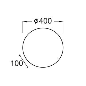 ΠΛΑΦΟΝΙΕΡΑ ΦΩΤΙΣΤΙΚΟ Φ30 ΛΕΥΚΟ ΓΥΑΛΙ ALBATRE ACA – XD01300W