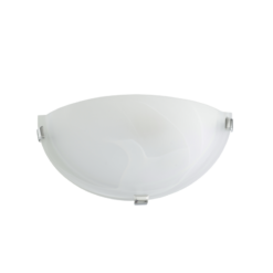 ΑΠΛΙΚΑ 30cm ΛΕΥΚΟ ΓΥΑΛΙ ALBATRE ACA – XD01302W