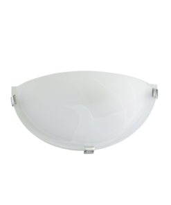 ΑΠΛΙΚΑ 30cm ΛΕΥΚΟ ΓΥΑΛΙ ALBATRE ACA – XD01302W