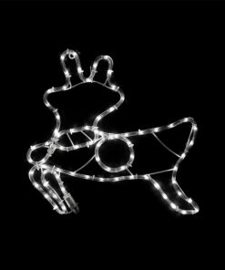 REINDEER 72 LED ΣΧΕΔΙΟ 3m ΜΟΝΟΚΑΝΑΛ ΦΩΤΟΣΩΛ ΨΥΧΡΟ ΛΕΥΚΟ IP44 47x49cm 1.5m ΚΑΛΩΔ ACA – XDEERLEDW49