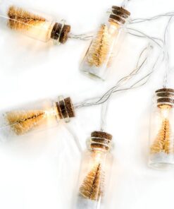 ”MINI GLASS BOTTLE ΛΕΥΚΟ ΔΕΝΤΡΟ 10 LED ΛΑΜΠΑΚIA ΣΕΙΡΑ ΜΠΑΤΑΡ(2xΑΑ) ΘΕΡΜΟ ΛΕΥΚΟ IP20 135+30cm ΔΙΑΦΑΝ Κ ACA – XJ10WW2A