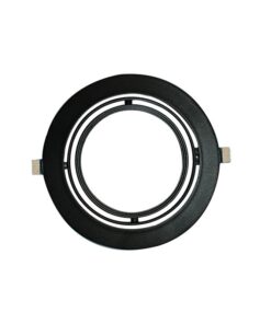 Βάση Σποτ AR111 Στρογγυλή Ρυθμιζόμενη Μαύρη Φ180 ACA – XMCAR1B