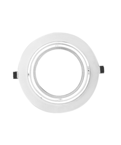 Βάση Σποτ AR111 Στρογγυλή Ρυθμιζόμενη Λευκή 185×185 ACA – XMCAR1W