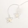 METAL STARS 10LED ΛΑΜΠΑΚIA ΣΕΙΡΑ ΜΠΑΤΑΡ.(3xAA)ΘΕΡΜΟ ΛΕΥΚΟ ΑΣΗΜΙ ΜΕΤΑΛΛΟ IP20 135+30cm ΔΙΑΦΑΝ ΚΑΛΩ ACA – XMSSTAR10WW2A