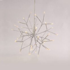 BRANCH LIGHTS” 48 LED ΛΑΜΠΑΚIA ΜΠΑΤΑΡ(3xAA) ΘΕΡΜΟ ΛΕΥΚΟ IP44 Φ20cm 30cm ΔΙΑΦΑΝ ΚΑΛΩΔ ACA – XPBALWW302A